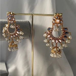 Pakistani Jewelry, South Asian Jewelry, Pakistani Sets, Earrings